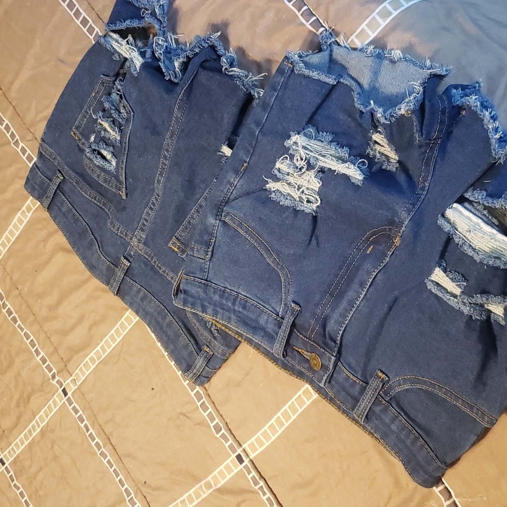 Womans jean shorts